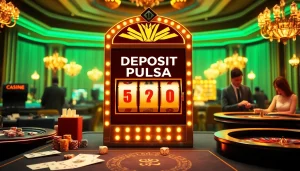 Para pemain menikmati permainan seru dengan slot deposit pulsa tanpa potongan di kasino yang elegan.