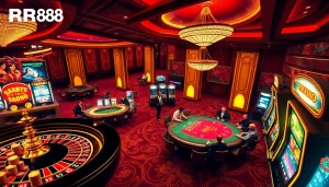 Experience the excitement of gambling at RR88 with roulette, poker, and slot games.