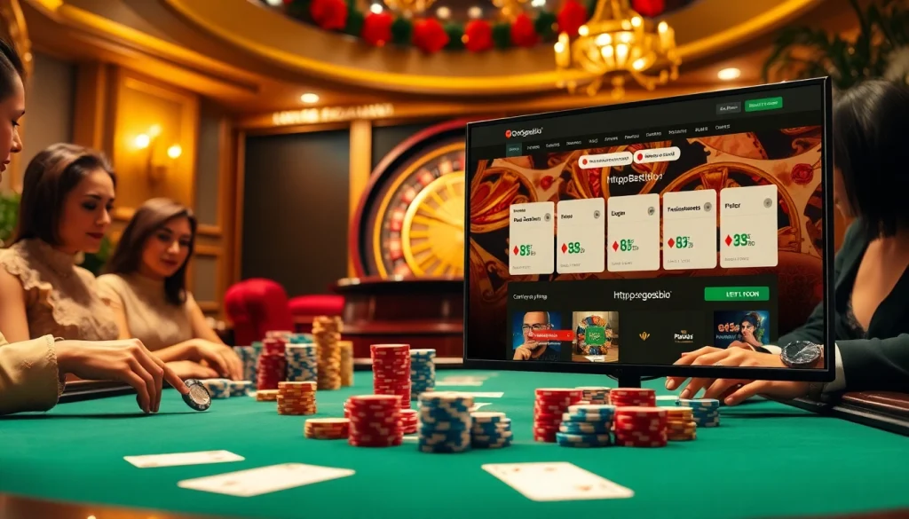 Experience high-stakes gaming at https://go8s.bio/, with poker, roulette, and vibrant casino ambiance.