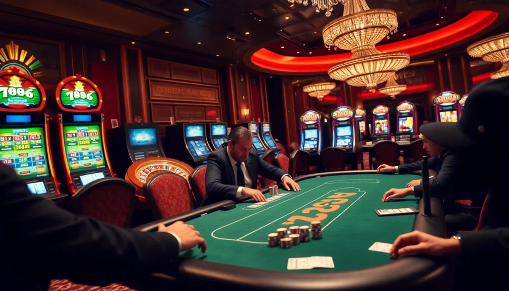 Players strategizing their bets at a luxurious casino table, embracing the thrill of 789K gameplay.