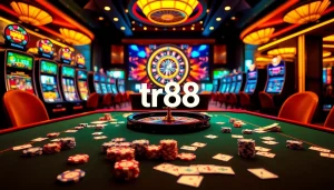 Experience thrilling gambling action at tr88 with exciting casino tables and vibrant slot machines.