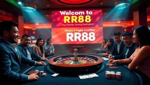 Experience the excitement of gambling at RR88 with thrilling games, exciting poker tables, and vibrant slot machines.