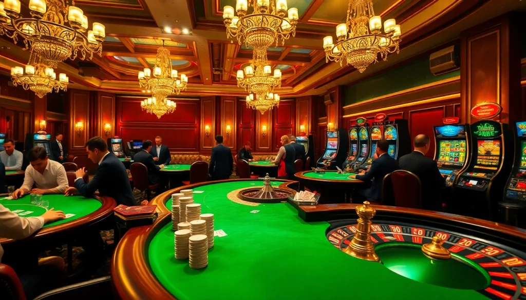 Players enjoying high-stakes poker at https://8fly886.com/ with vibrant chips and cards.