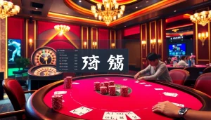 Experience the thrill of แทงบอลโลก with immersive casino action at a high-stakes poker table.