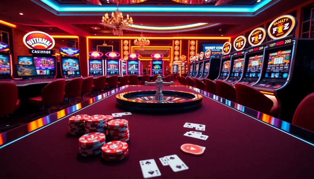 Experience thrilling gaming at https://vmax-link.com/ with vibrant poker tables and dynamic slot machines.