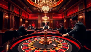 Engaged players enjoying high-stakes gambling at http://xxgg.br.com roulette table.