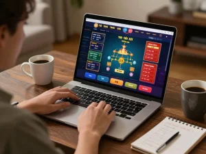 Engaging in online Tài Xỉu gaming with strategies, enhancing understanding of Các Loại Cầu Trong Tài Xỉu.