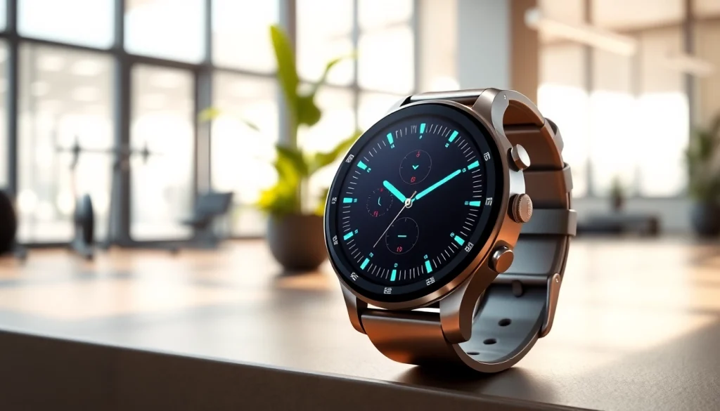 Stay fit and stylish with the Finesse Smart Watch showcasing its sleek design and features.