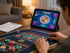Engaging with live roulette on tablet, 5699 offers immersive online gameplay experience