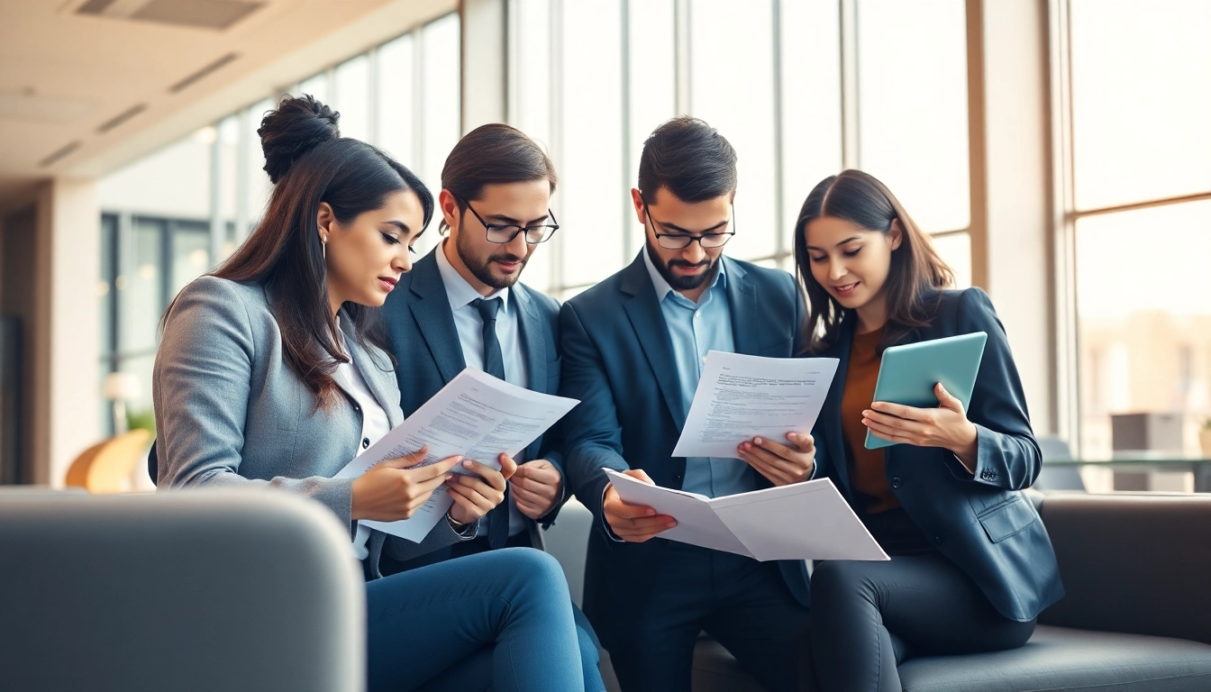 Maximize efficiency in Contract Management through team collaboration in a modern office setting.