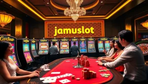 Experience the thrill of playing jamuslot with engaging slot machines and exciting casino action.