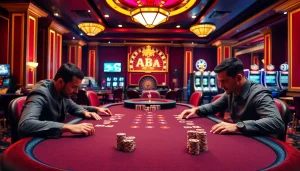 Experience a thrilling poker game at https://vb88.channel/ with stacked chips and professional ambiance.
