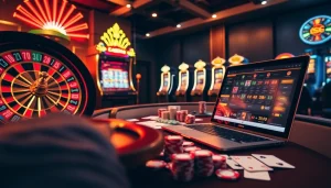 Vivez des jeux passionnants dans un casino en ligne avec une roulette dynamique et des actions de poker.