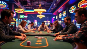 Aktif bermain di kasino dengan Pakde4D, pemain poker nyata dan suasana hangat yang penuh semangat.