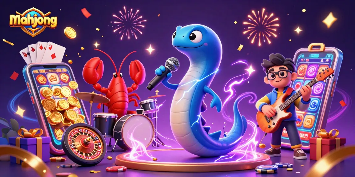 Engage in mahjong-themed slot excitement with vibrant visuals and electric characters.
