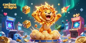 Jouez aux jeux de casinos en ligne avec des machines à sous colorées et des éléments dynamiques.