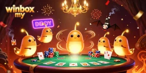 Experience the thrill of winbox my in a vibrant 3D casino scene with dynamic casino characters.