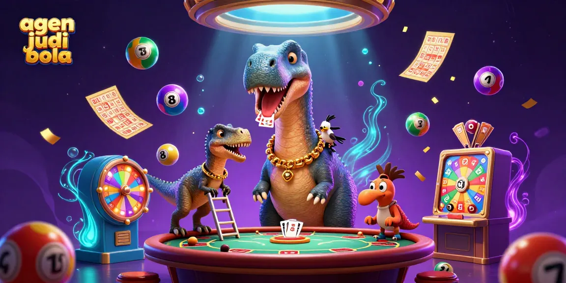 Experience the thrill of agen judi bola, where colorful lottery balls add excitement to sports betting.